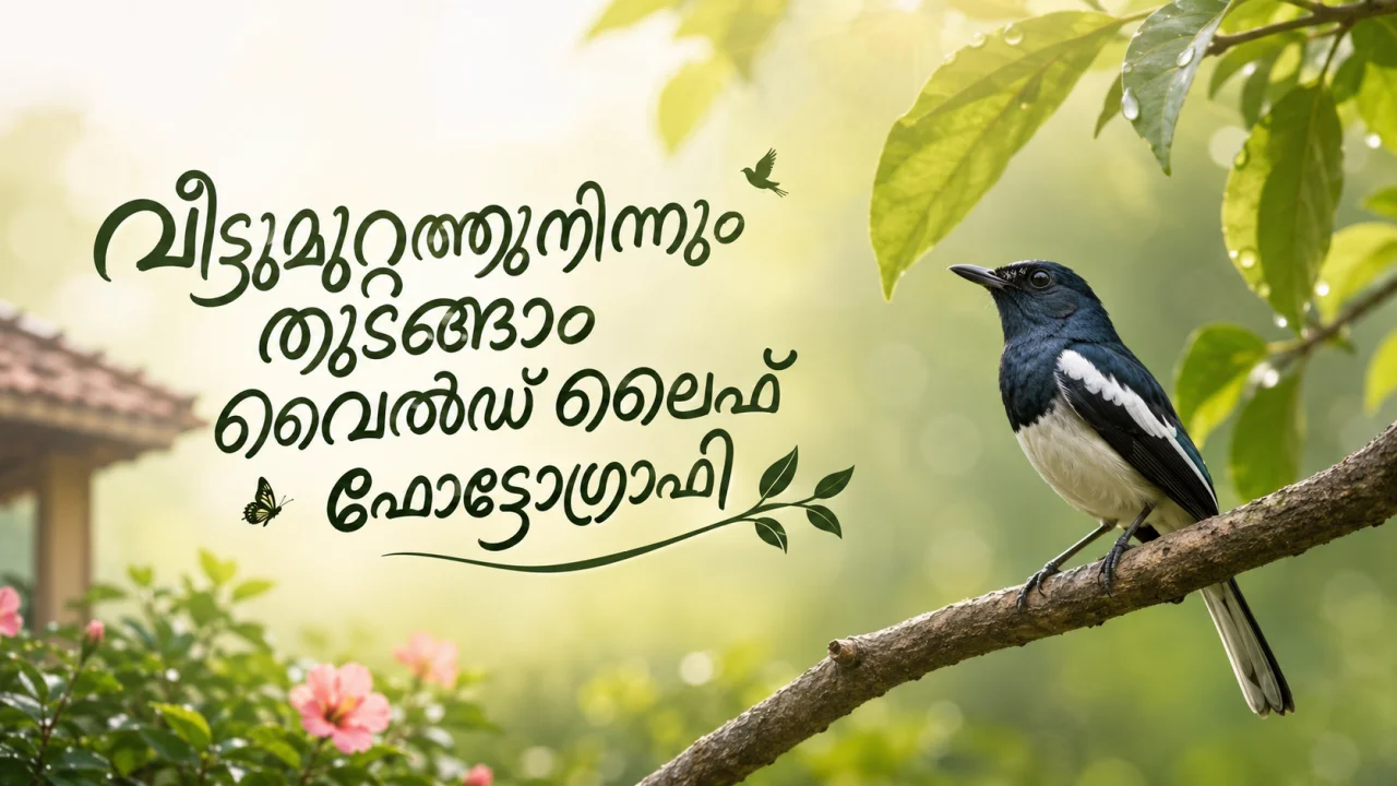 വീട്ടുമുറ്റത്തുനിന്നും തുടങ്ങാം വൈൽഡ് ലൈഫ് ഫോട്ടോഗ്രാഫി 
