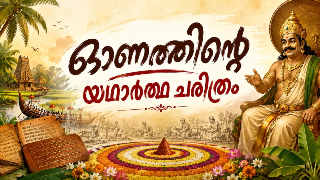 ഓണത്തിന്റെ യഥാർത്ഥ ചരിത്രം